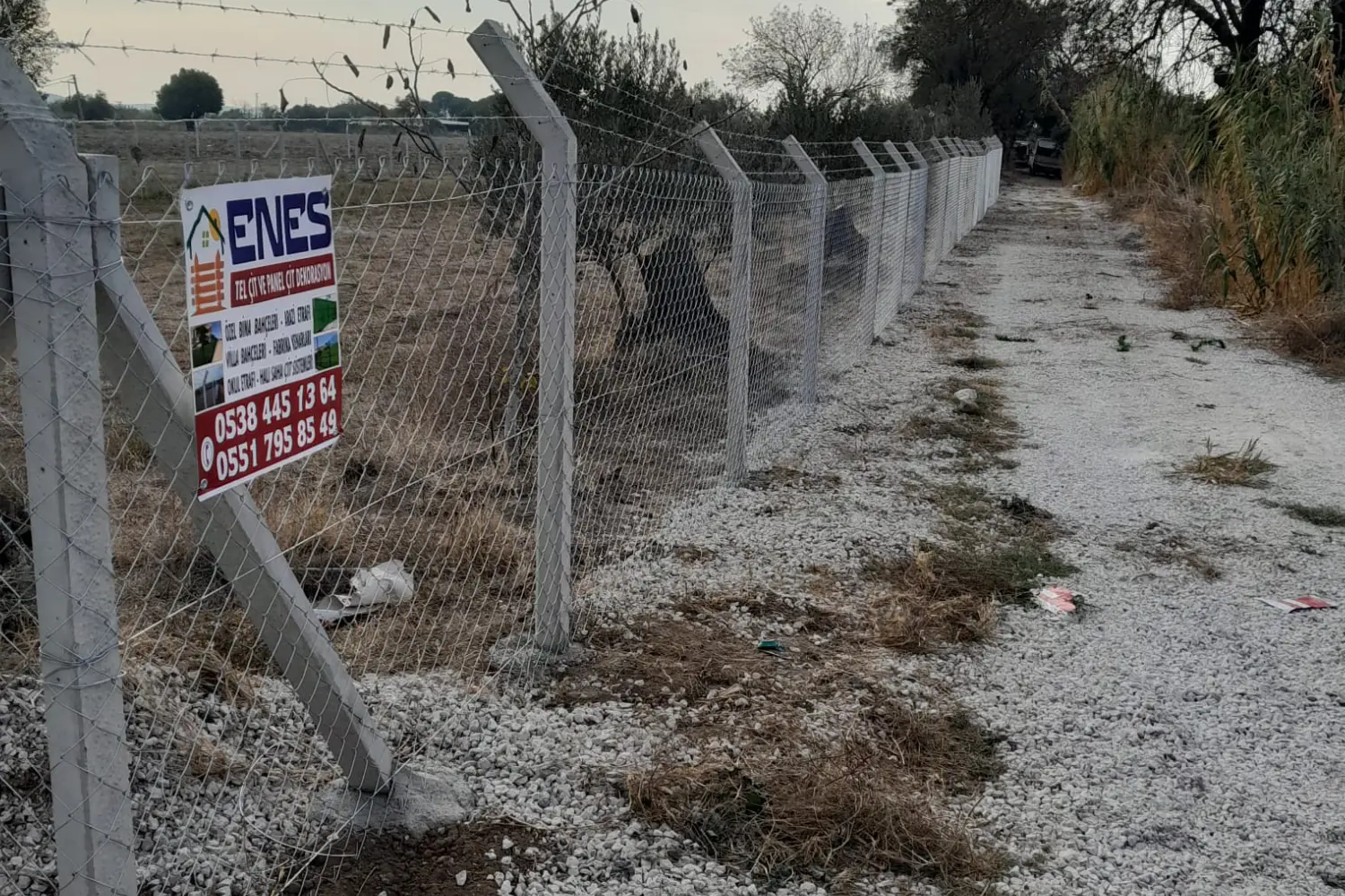 Dikili Fabrika Kenarı Tel Çitt